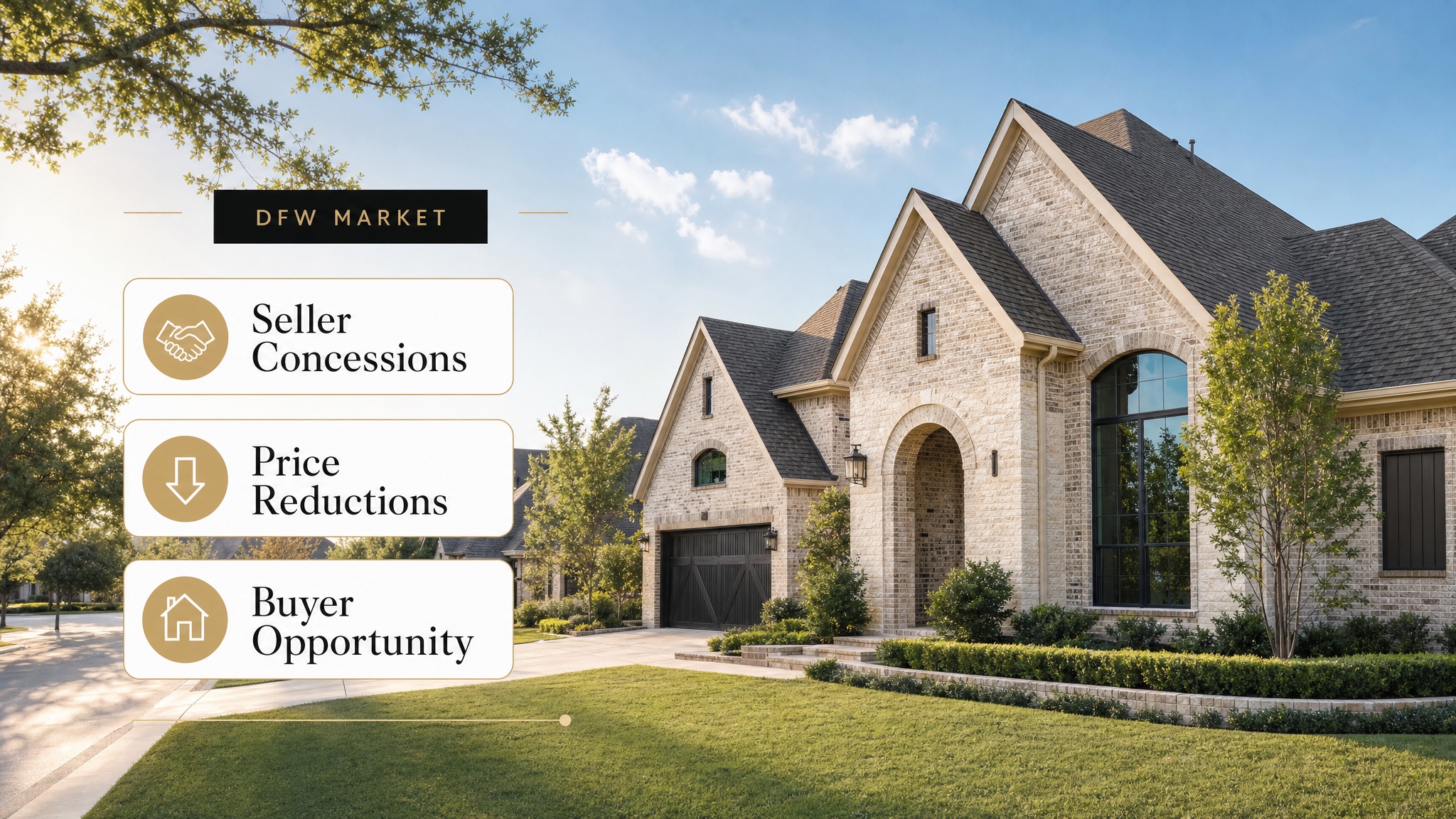 Dallas-Fort Worth Buyers: How to Use Concessions, Price Cuts, and High Rates to Your Advantage